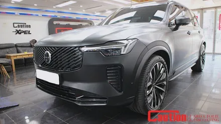 볼보 XC90 사틴블랙 전체랩핑 고급스러움과 강인함을 동시에 / 동대문,광진구,중랑구