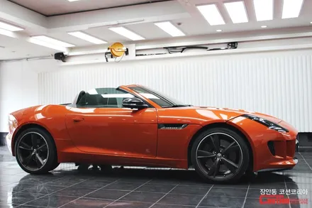 재규어 F-Type S : F-타입 S 컨버터블 전체랩핑 - 장안동카스킨 코션 / 동대문,광진구,중랑구