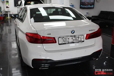 BMW 5시리즈 루프스킨 : 3M 유광블랙 - 장안동 코션 / 동대문,광진구,중랑구