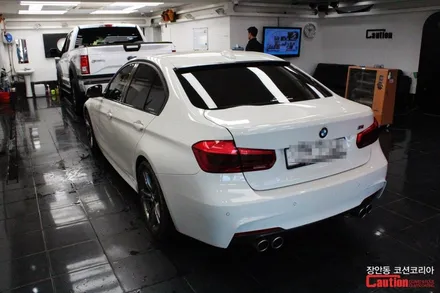 BMW 320d 3M 유광블랙 루프스킨 시공 - 장안동 코션 / 동대문,광진구,중랑구