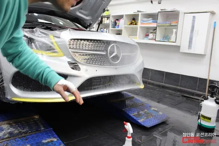 벤츠 C43 AMG 자동차보호필름 PPF 시공 - 장안동 코션 / 동대문,광진구,중랑구