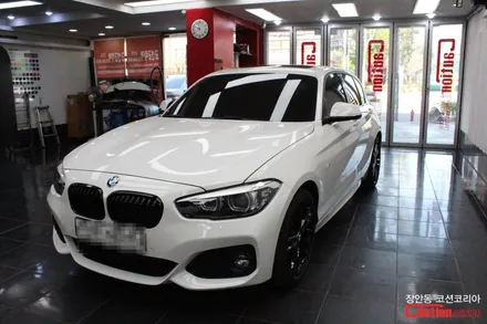 BMW 118d 루프스킨, KPMF 탑폴리에 & 3M 1080 유광블랙 - 장안동 코션 / 동대문,광진구,중랑구