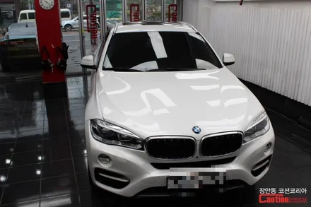 BMW X6 M50d 자동차 루프스킨 시공 - 장안동 코션 / 동대문,광진구,중랑구