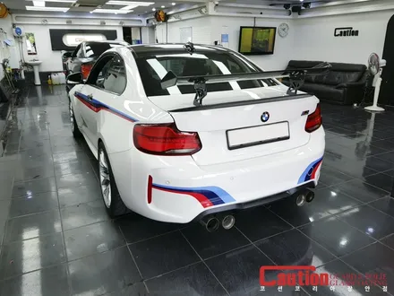 BMW M2 유광그린 랩핑 그리고 전면부 PPF 보호 추가시공 / 동대문,광진구,중랑구