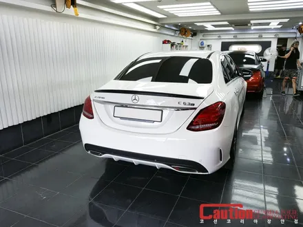 벤츠 C63 AMG 블랙PPF 루프스킨? 탑폴리에 루프스킨! / 동대문,광진구,중랑구