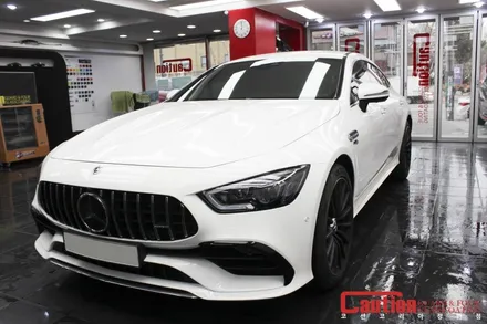 AMG GT43 탑폴리에 루프스킨 / 사이드미러 랩핑 / 동대문,광진구,중랑구