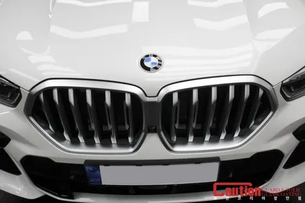 BMW X6 윈도우크롬과 그릴, 루프랙까지 블랙으로 부분랩핑 / 동대문,광진구,중랑구