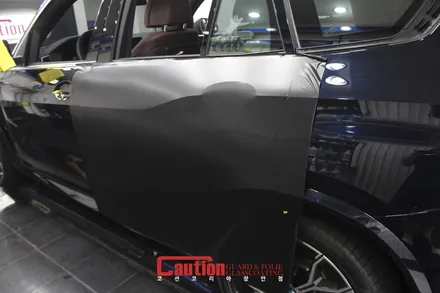 강북 사틴블랙 랩핑은 에이버리 SWF : BMW X5 전체 풀시공 / 동대문,광진구,중랑구
