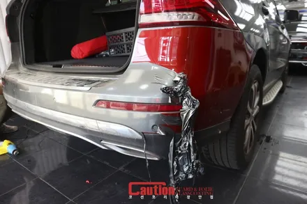 GLE250d 범퍼 랩핑 보수 작업으로 다시 새차처 / 동대문,광진구,중랑구