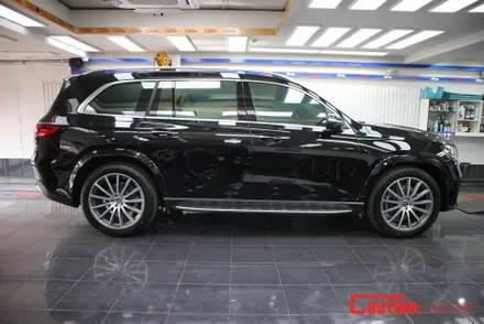 벤츠 GLS450d 그릴 블랙랩핑 & 크롬지우기 / 동대문,광진구,중랑구