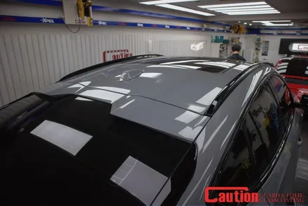 BMW X6 루프스킨 사이드스텝 사이드미러까지 포인트랩핑 / 동대문,광진구,중랑구