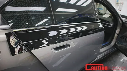 BMW 740i 블랙 PPF로 투톤랩핑과 도장면보호를 동시에! / 동대문,광진구,중랑구