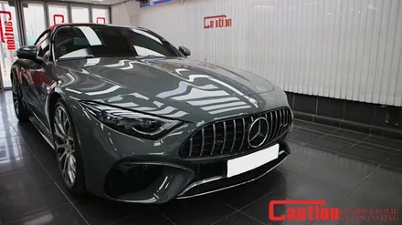 벤츠 SL63 AMG 전체 PPF & 포인트 카본랩핑은 코션코리아 / 동대문,광진구,중랑구