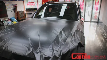 볼보 XC90 사틴블랙 전체랩핑 고급스러움과 강인함을 동시에 / 동대문,광진구,중랑구
