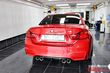 BMW M4 카스킨, 필름제거 >> 유광 레드 전체 랩핑 / 동대문,광진구,중랑구