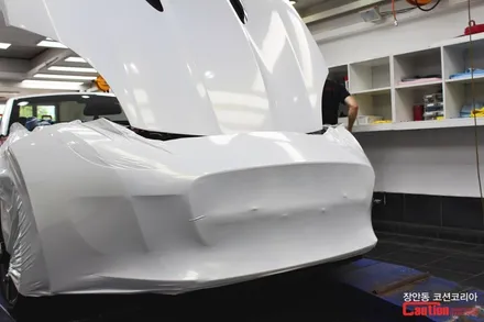 재규어 F-Type S : F-타입 S 컨버터블 전체랩핑 - 장안동카스킨 코션 / 동대문,광진구,중랑구