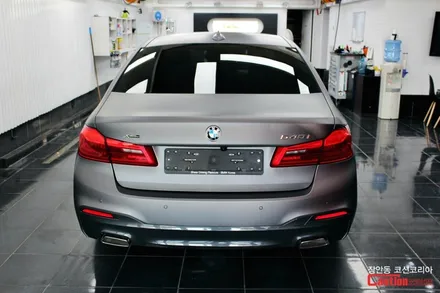 BMW 540i 무광 다크그레이 랩핑, 자동차 랩핑 전문 장안동 코션 / 동대문,광진구,중랑구