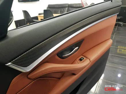 중고차도 새 차 처럼 !? 신비한 자동차 랩핑의 세계, BMW 5시리즈 PPF 생활보호패키지 + 윈도우몰딩 랩핑 + 실내랩핑 (3D카본랩핑) - 장안동 코션 / 동대문,광진구,중랑구