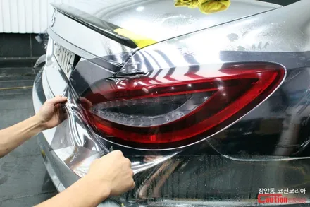 벤츠 CLS 63 AMG 카스킨, 실버크롬랩핑 - 장안동 코션 / 동대문,광진구,중랑구
