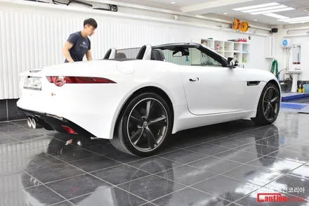 재규어 F-Type S : F-타입 S 컨버터블 전체랩핑 - 장안동카스킨 코션 / 동대문,광진구,중랑구