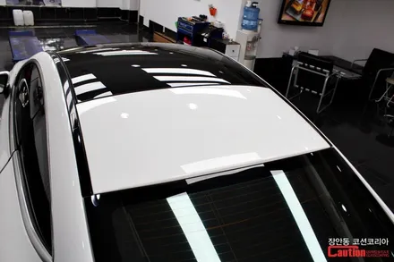 루프스킨으로 더 아름답게 !! 벤츠 C200 쿠페 루프스킨 비용은 ? - 장안동 코션 / 동대문,광진구,중랑구
