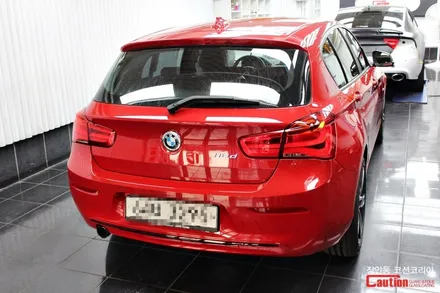 BMW 118d 루프스킨 시공 - 장안동 코션 / 동대문,광진구,중랑구