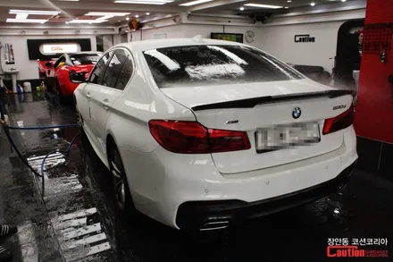 BMW 520d 3M 유광블랙 루프스킨 시공 - 장안동 코션 / 동대문,광진구,중랑구