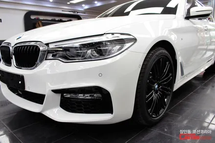 BMW 540i 무광 다크그레이 랩핑, 자동차 랩핑 전문 장안동 코션 / 동대문,광진구,중랑구
