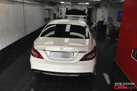벤츠 CLS400 자동차 루프스킨 탑폴리에 필름 - 장안동 코션 / 동대문,광진구,중랑구
