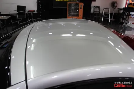독보적인 하이그로시 필름 탑폴리에!! 루프스킨은 탑폴리에가 진리, 벤츠 SL55 AMG 루프스킨 시공 - 코션 코리아 장안점 / 동대문,광진구,중랑구