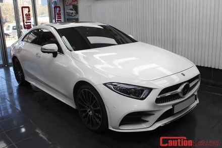 벤츠 CLS 루프스킨.. 에이버리? 이젠 퀄리티있는 탑폴리에 하이그로시 랩핑의 시대 / 동대문,광진구,중랑구