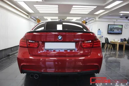 BMW (F30) 320d 엠텍 바디킷도 문제없는 사틴다크그레이 올랩핑 / 동대문,광진구,중랑구