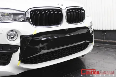 BMW X6 탑폴리에 루프스킨과 범퍼 부분랩핑 / 동대문,광진구,중랑구