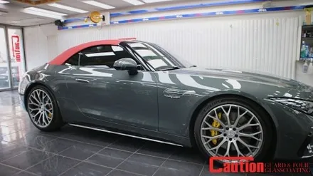 벤츠 SL63 AMG 전체 PPF & 포인트 카본랩핑은 코션코리아 / 동대문,광진구,중랑구