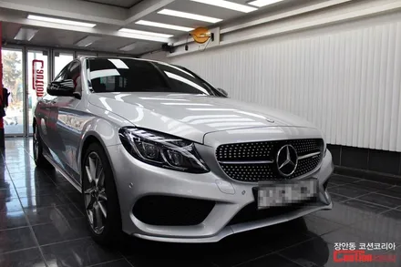 벤츠 C43 AMG 자동차보호필름 PPF 시공 - 장안동 코션 / 동대문,광진구,중랑구