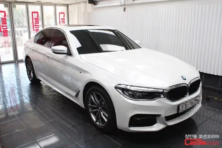 BMW 520d 카스킨, 유광화이트 전체랩핑 - 장안동 코션 / 동대문,광진구,중랑구