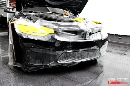 BMW M3 앞범퍼 PPF 시공 - 장안동 코션 / 동대문,광진구,중랑구