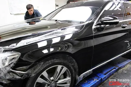 벤츠 S400 자동차보호필름 PPF 시공 : 장안동 코션 / 동대문,광진구,중랑구