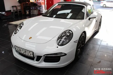 포르쉐 911 타르가 GTS 카스킨 : 사틴그레이 전체랩핑 - 장안동 코션 / 동대문,광진구,중랑구