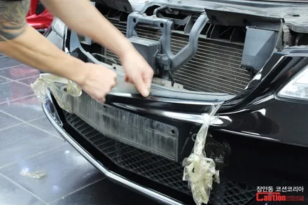벤츠 S500 PPF필름 제거 후 광택 시공 ! - 자동차 PPF, 광택 전문 장안동 코션 / 동대문,광진구,중랑구
