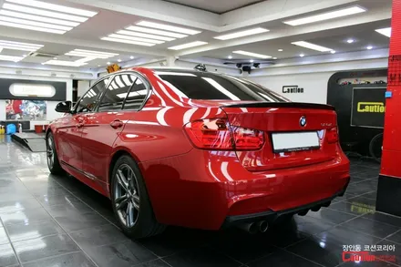 반무광 랩핑의 매력에 빠져보자! BMW 320d 사틴그레이 전체랩핑 / 동대문,광진구,중랑구