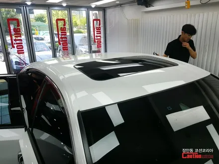 다른 랩핑 필름과는 차원이 다르다!! 광빨 죽여주는 탑폴리에 필름, 혼다 어코드 탑폴리에 루프스킨, 그릴 포인트랩핑 (크롬죽이기) - 장안동 코션 코리아 / 동대문,광진구,중랑구