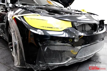 BMW M3 앞범퍼 PPF 시공 - 장안동 코션 / 동대문,광진구,중랑구