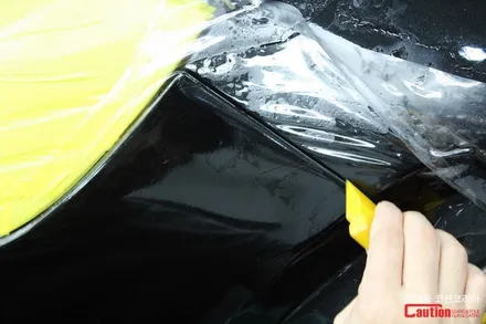 벤츠 E63 AMG 앞범퍼 PPF 시공 / 동대문,광진구,중랑구