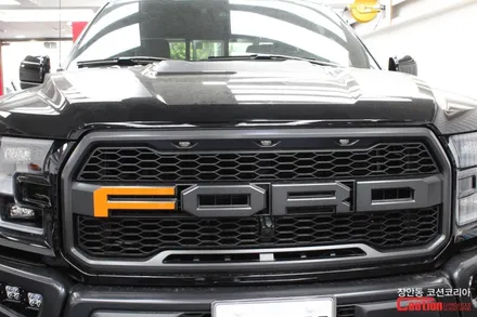 포드 F150 랩터 튜닝, 데칼 포인트랩핑 - 장안동 코션 / 동대문,광진구,중랑구