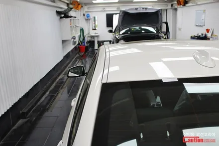 BMW 320d 자동차 루프스킨 (3M 1080 유광블랙) / 동대문,광진구,중랑구