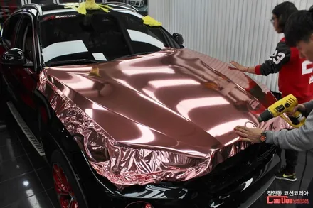 랩핑의 끝판왕 크롬랩핑! 그 중에서도 로즈골드크롬! BMW X6 로즈골드크롬 전체랩핑 시공기 / 동대문,광진구,중랑구