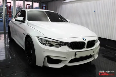 자동차 돌빵(스톤칩) 예방하는 방법은!? 바로 자동차 보호필름 PPF !! BMW M4 앞범퍼 PPF 시공 - 코션 코리아 장안점 / 동대문,광진구,중랑구