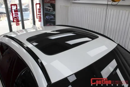 BMW X6 탑폴리에 루프스킨과 범퍼 부분랩핑 / 동대문,광진구,중랑구