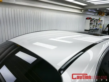 벤츠 C63 AMG 블랙PPF 루프스킨? 탑폴리에 루프스킨! / 동대문,광진구,중랑구